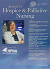 Journal of Hospice & Palliative Nursing杂志封面